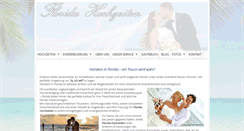 Desktop Screenshot of florida-hochzeiten.de
